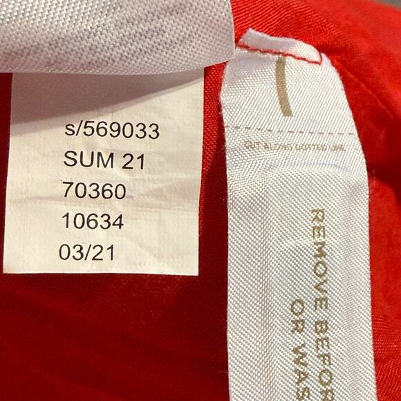 LOFT Petites 8P Tiered Sundress Strappy Ikat Stripe Summer Boho Midi - Picture 9 of 11